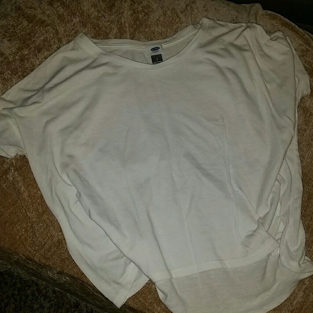 Old Navy Slouchy White Tee